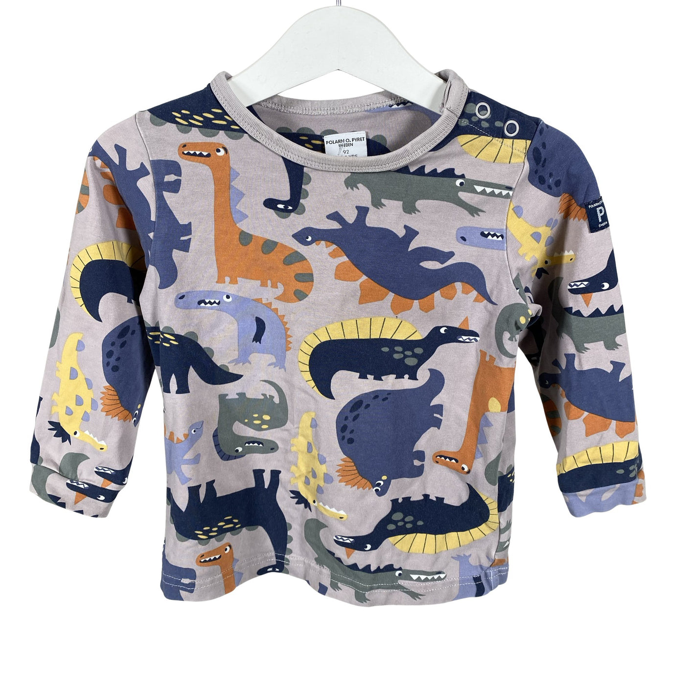 Unisex Polarn O. Pyret - Trikoopaita, koko 86 - 92 - Harmaa (1)