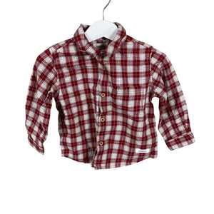 Unisex Newbie - Kauluspaita, koko 74 - 80 - Punainen (1)