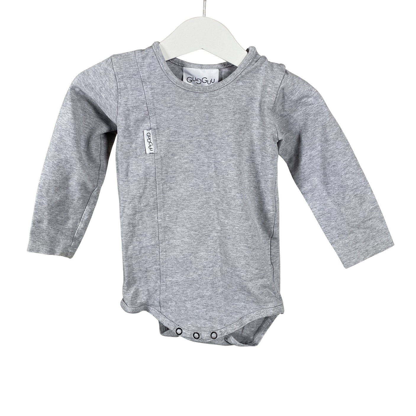 Unisex Gugguu - Body, koko 80 - 86 - Harmaa (2)