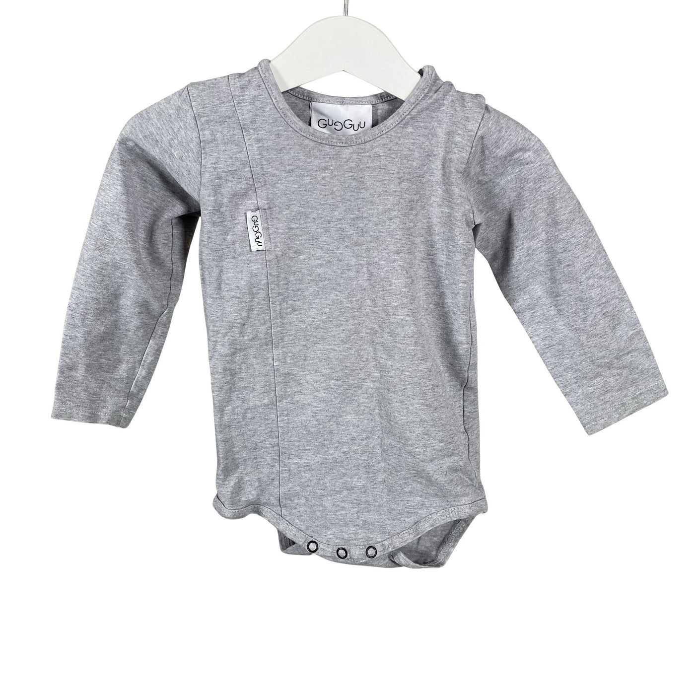 Unisex Gugguu - Body, koko 80 - 86 - Harmaa (1)