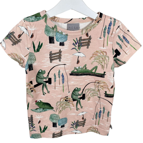 Unisex NOSH - T-paita, koko 110 - 116 - Oranssi ()