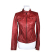 Naisten Esprit - Nahkatakki, koko 34 - Punainen ()