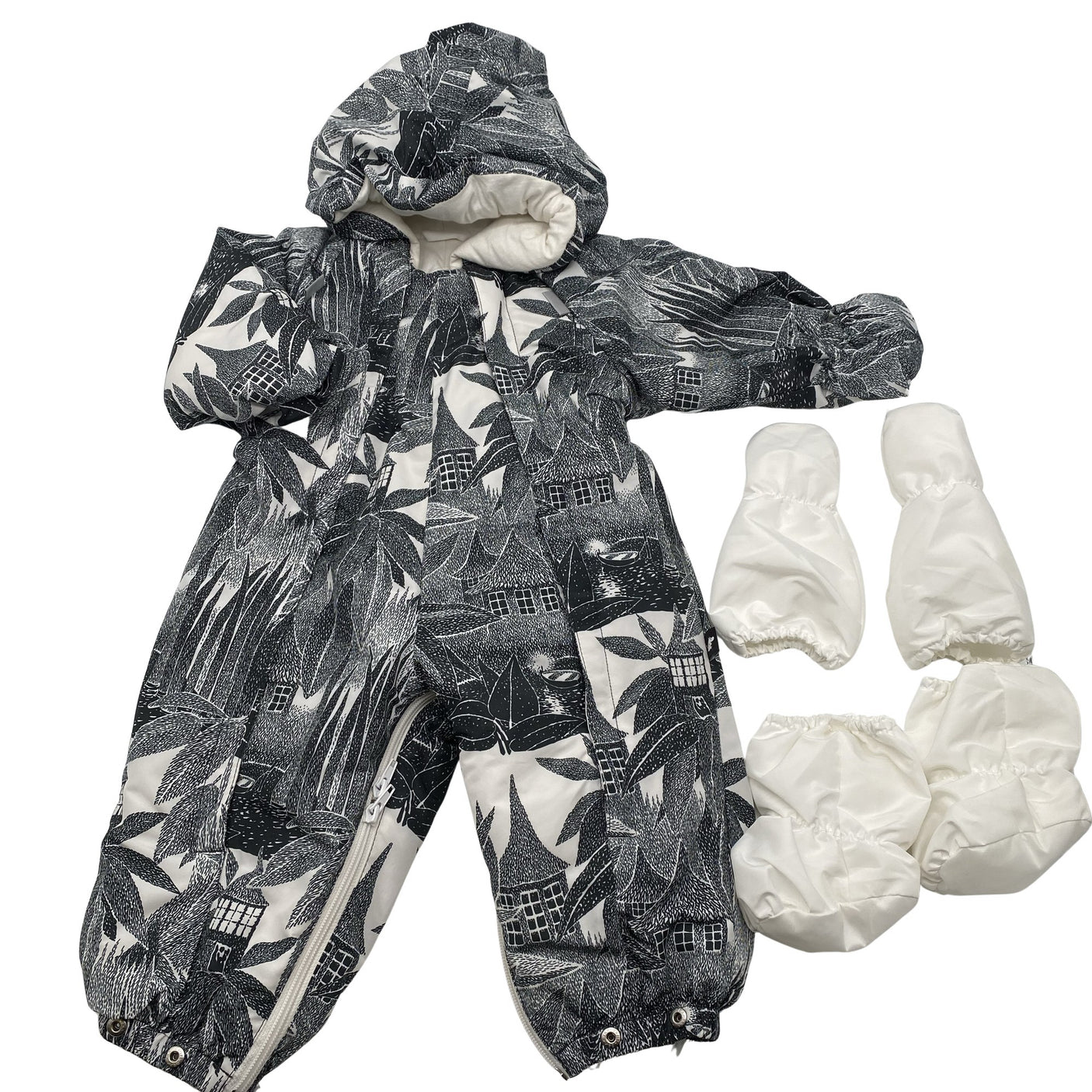 Unisex Reima - Toppahaalari, koko 68 - 74 - Harmaa (1)