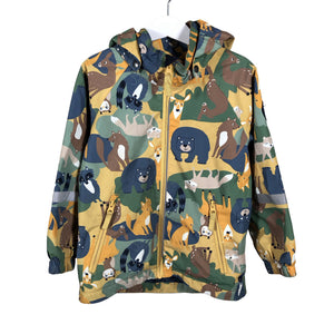 Unisex Polarn O. Pyret - Välikausitakki, koko 104 - 110 - Keltainen (1)