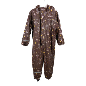 Unisex Polarn O. Pyret - Sadehaalari, koko 104 - 110 - Ruskea (1)