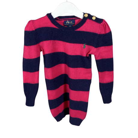 Tyttöjen Polo Ralph Lauren - Neulemekko, koko 92 - 98 - Pinkki ()