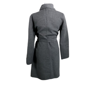 Naisten Massimo Dutti - Villakangastakki, koko 40 - Harmaa (2)