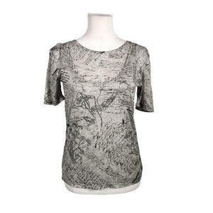 Naisten Desigual - T-paita, koko 38 - Harmaa (1)
