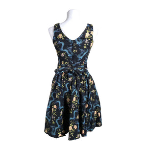 Naisten Lady Vintage - Kangasmekko, koko 34 - Sininen (2)