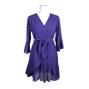 Naisten New Collection - Sifonkimekko, koko 34 - Violetti (1)