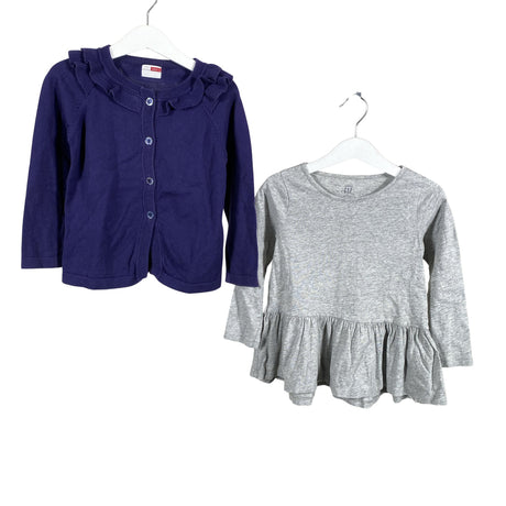 Tyttöjen Name It - Neuletakki, koko 98 - 104 - Violetti ()
