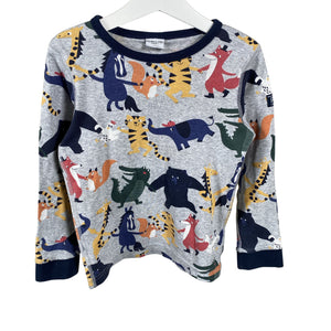 Unisex Polarn O. Pyret - Trikoopaita, koko 110 - 116 - Harmaa (1)