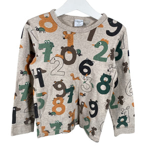 Unisex Polarn O. Pyret - Trikoopaita, koko 110 - 116 - Beige (1)