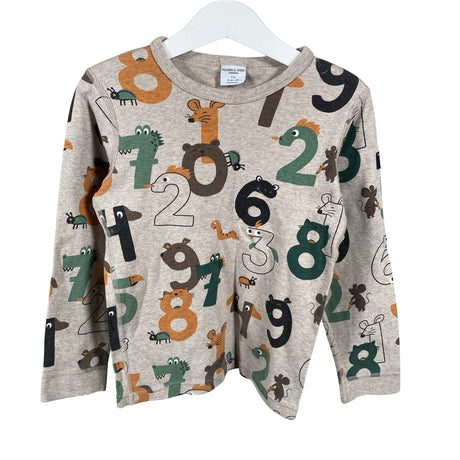 Unisex Polarn O. Pyret - Trikoopaita, koko 110 - 116 - Beige (2)