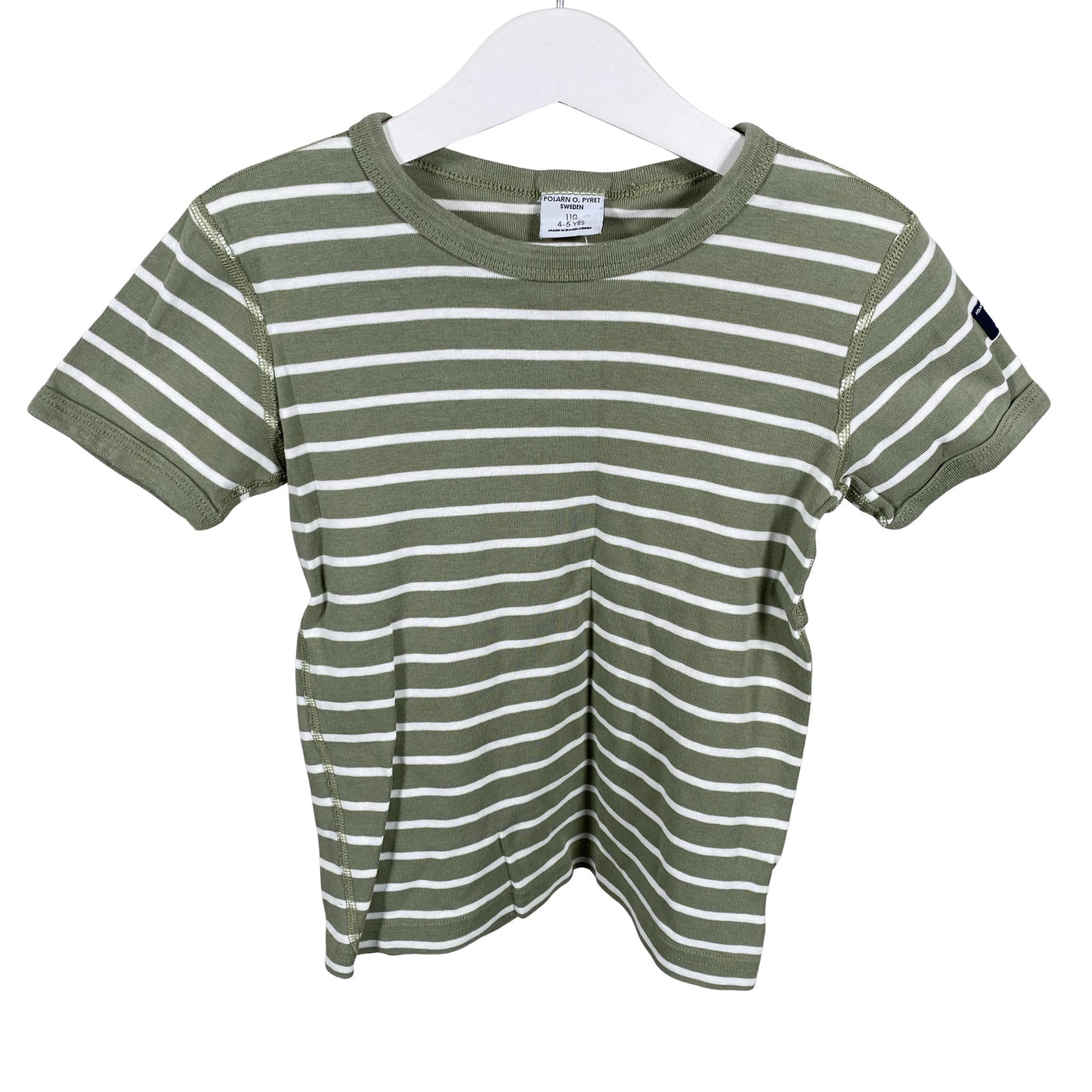 Unisex Polarn O. Pyret - T-paita, koko 104 - 110 - Vihreä (2)
