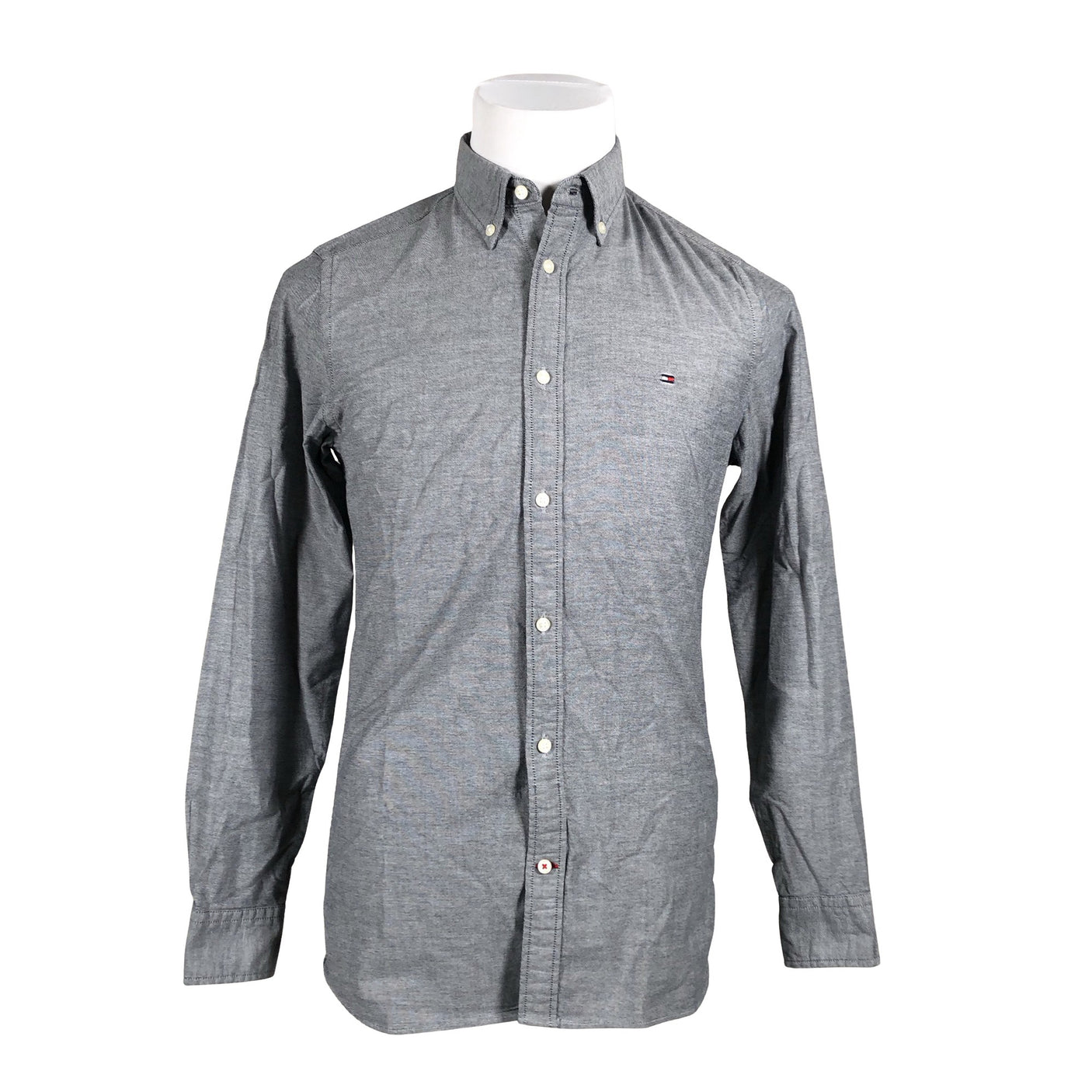 Miesten Tommy Hilfiger - Kauluspaita, koko S - Harmaa (1)