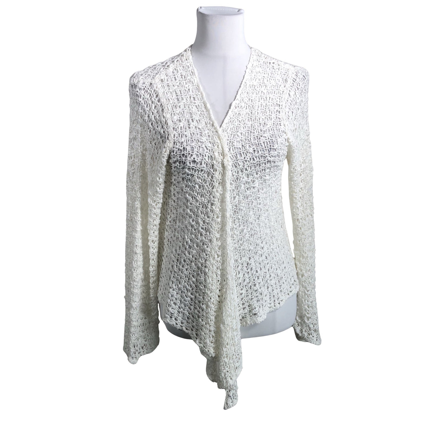 Naisten Bypias - Neuletakki, koko 38 - Valkoinen (1)