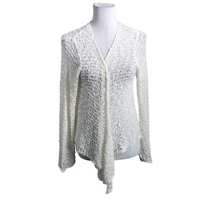 Naisten Bypias - Neuletakki, koko 38 - Valkoinen (1)