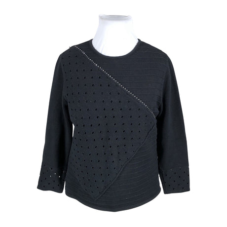 Naisten Skovhuus - Neulepaita, koko 42 - Musta (2)