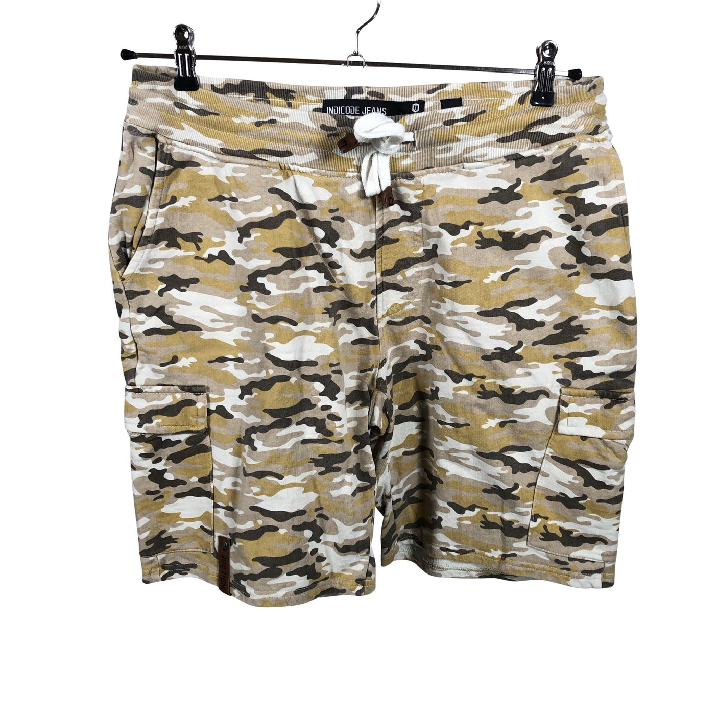 Miesten Indicode - Collegeshortsit, koko S - Beige (1)