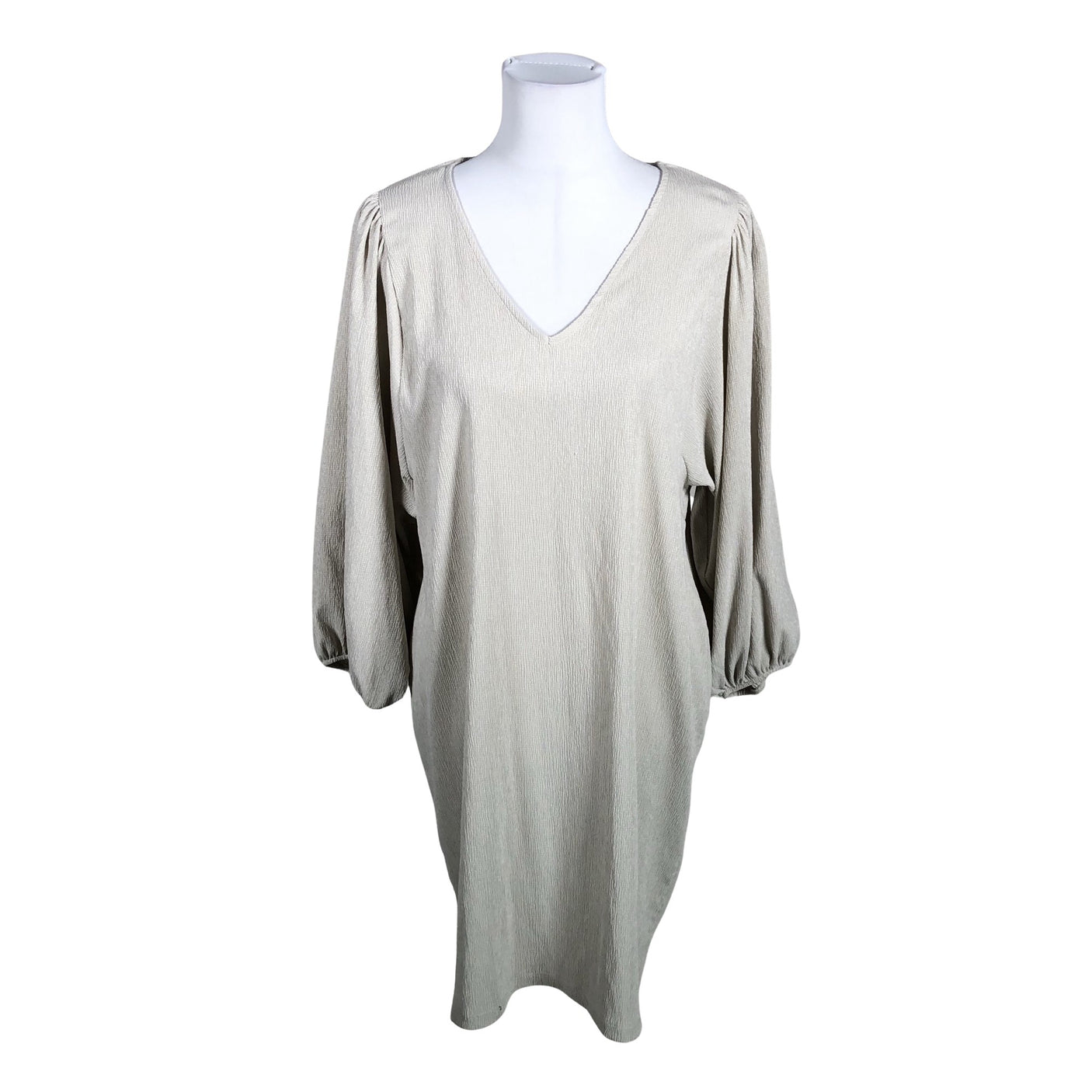 Naisten Lindex - Trikootunika, koko 40 - Beige (1)
