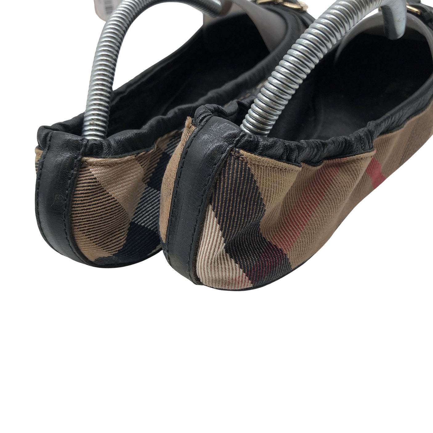 Naisten Burberry - Ballerinat, koko 38 - Musta (5)