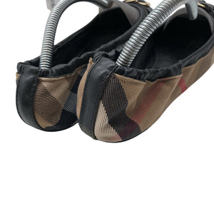 Naisten Burberry - Ballerinat, koko 38 - Musta (6)