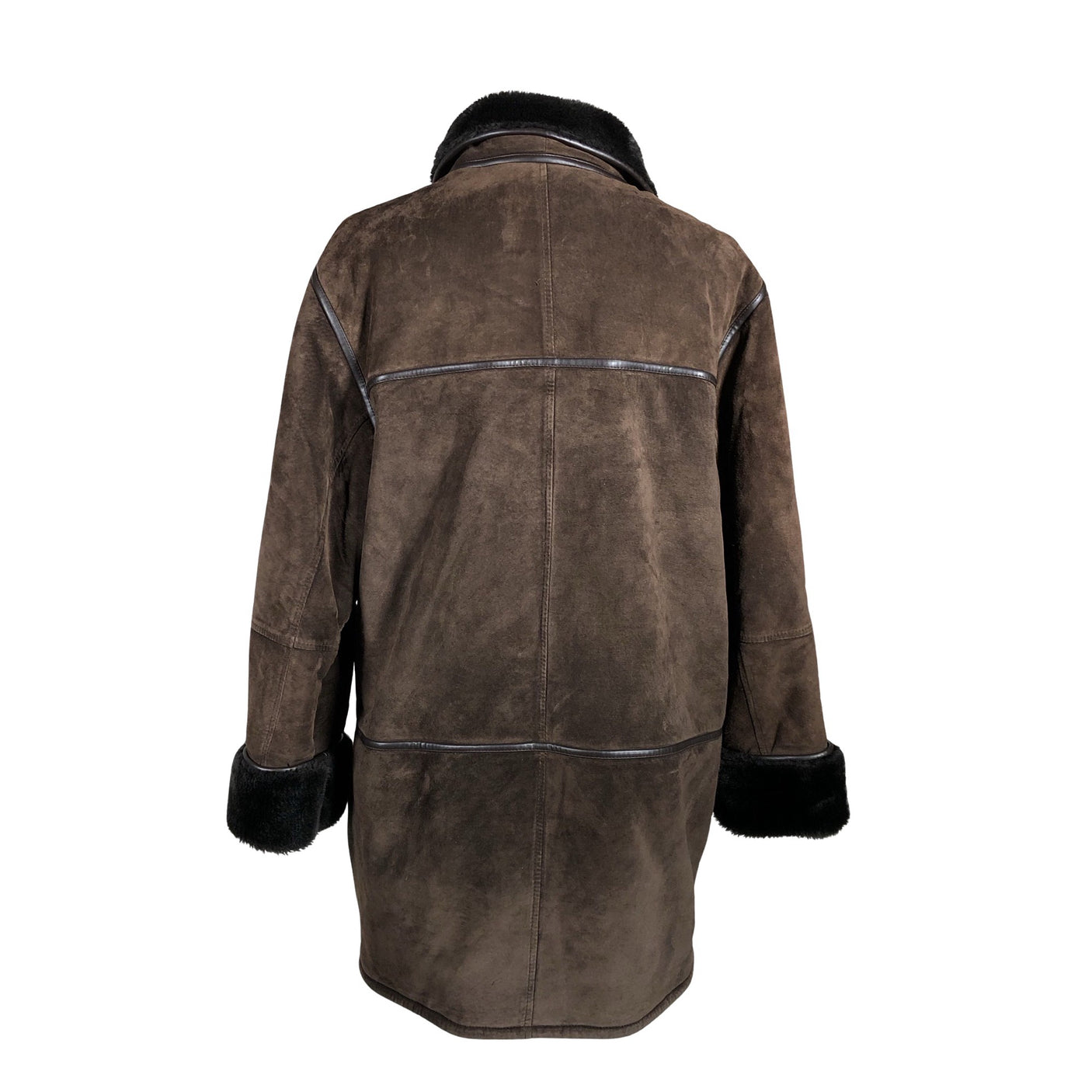 Naisten Saki - Nahkatakki, koko 36 - Ruskea (3)