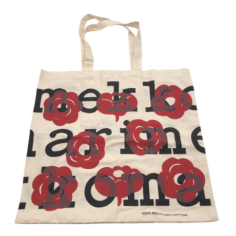 Unisex Marimekko - Ostoskassi, koko Maxi - Punainen (2)