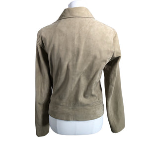 Naisten Ouì - Nahkatakki, koko Ei kokoa - Beige (2)