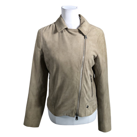 Naisten Ouì - Nahkatakki, koko Ei kokoa - Beige ()