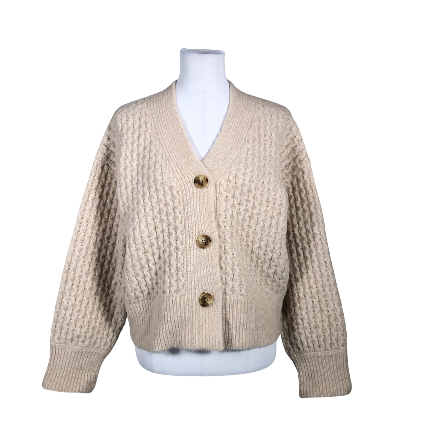 Naisten InWear - Neuletakki, koko 36 - Beige (1)