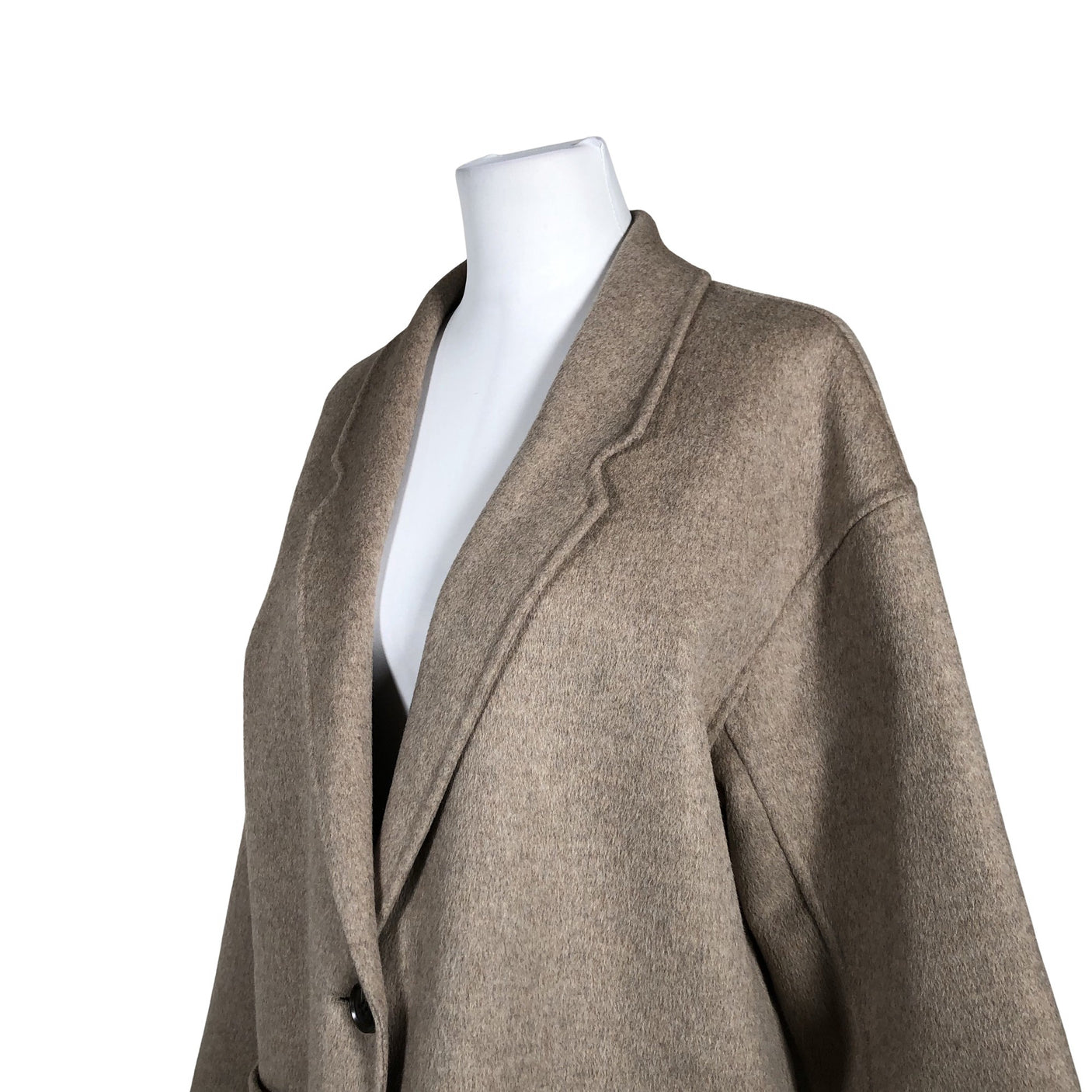 Naisten Nanso - Villakangastakki, koko 40 - Beige (2)