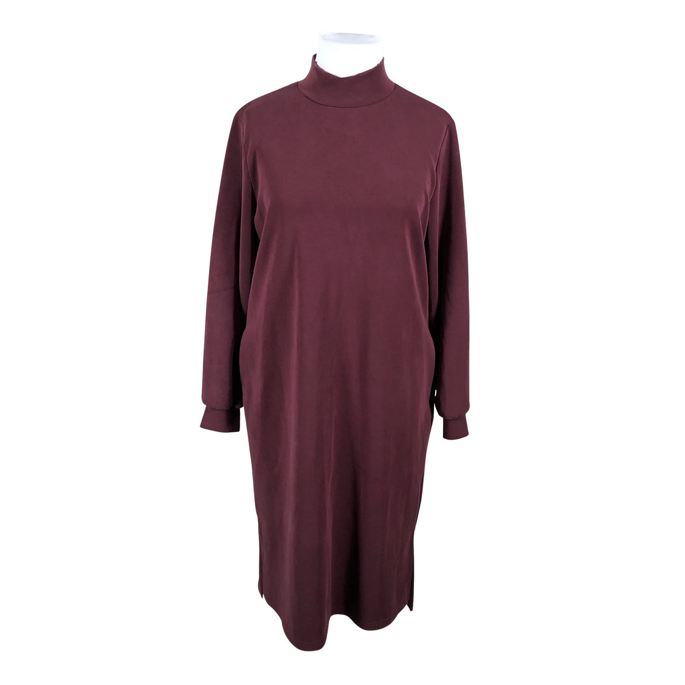 Naisten My Essential Wardrobe - Trikoomekko, koko 42 - Viininpunainen (1)