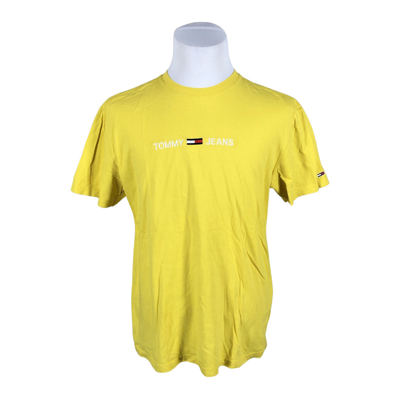 Miesten Tommy Jeans (Tommy Hilfiger) - T-paita, koko Ei kokoa - Keltainen (2)
