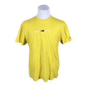 Miesten Tommy Jeans (Tommy Hilfiger) - T-paita, koko Ei kokoa - Keltainen (2)