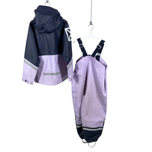 Tyttöjen Didriksons - Sadeasu, koko 128 - 134 - Violetti (2)