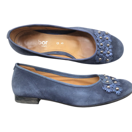 Naisten Gabor - Ballerinat, koko 38 - Sininen ()