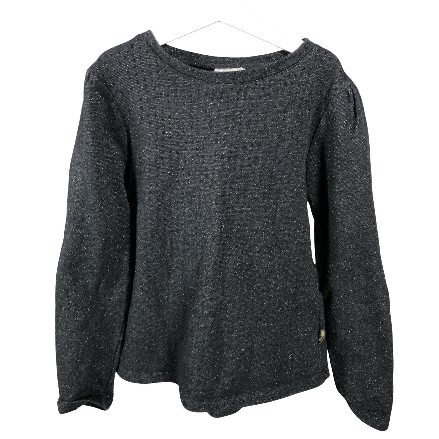 Tyttöjen POMPdeLUX - Collegepaita, koko 140 - 146 - Harmaa (1)