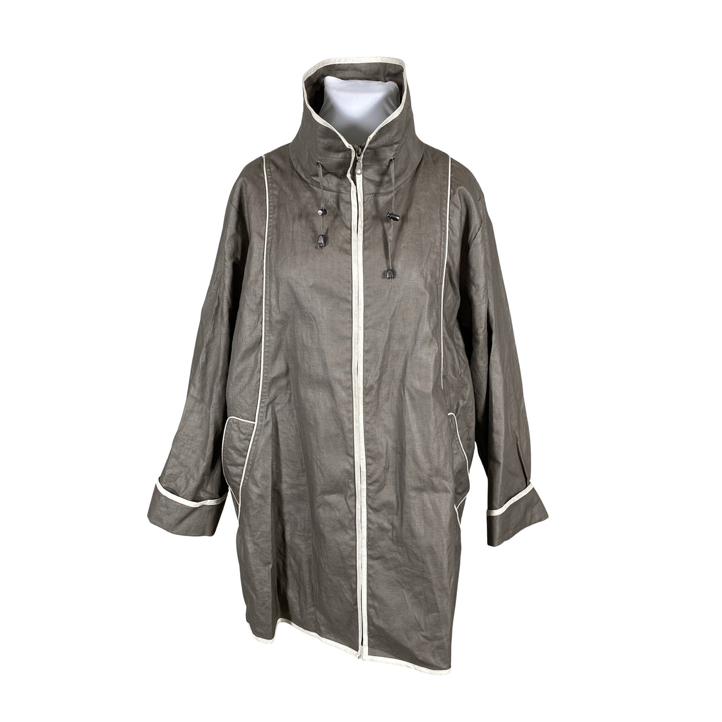 Naisten Herluf Design - Ulkoilutakki, koko 52 - Ruskea (1)