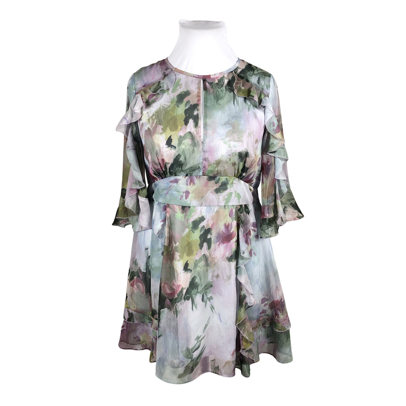 Naisten Ted Baker - Sifonkimekko, koko 42 - Vaaleansininen (2)