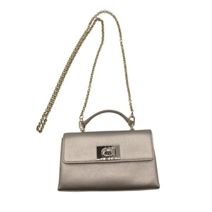 Naisten Furla - Olkalaukku, koko Mini - Hopea (2)