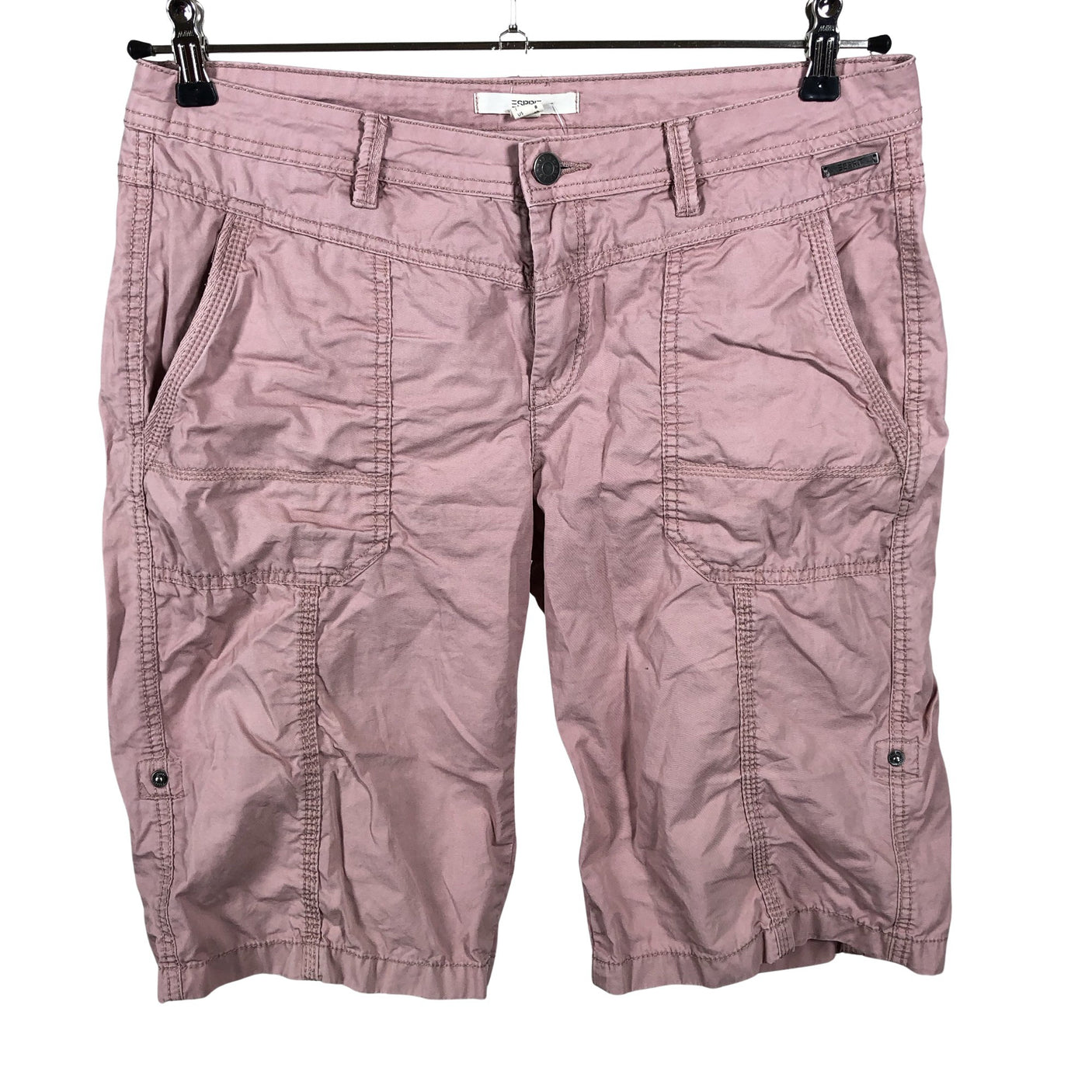 Naisten Esprit - Shortsit, koko 38 - Vaaleanpunainen (1)