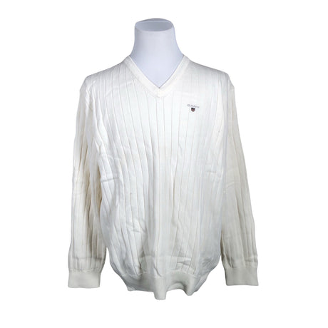 Miesten Gant - Neulepaita, koko XXXL - Luonnonvalkoinen ()