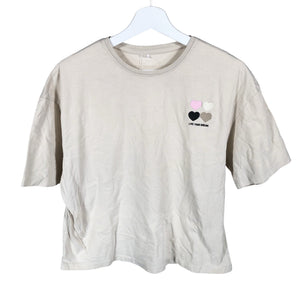 Unisex Name It - T-paita, koko 158 - 164 - Beige (1)