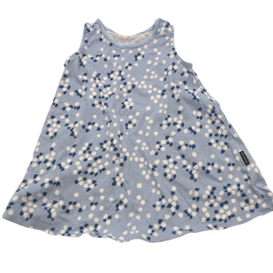 Tyttöjen Marimekko - Trikoomekko, koko 80 - 86 - Sininen (2)