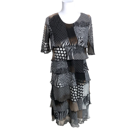 Naisten Signature - Sifonkimekko, koko 38 - Musta ()