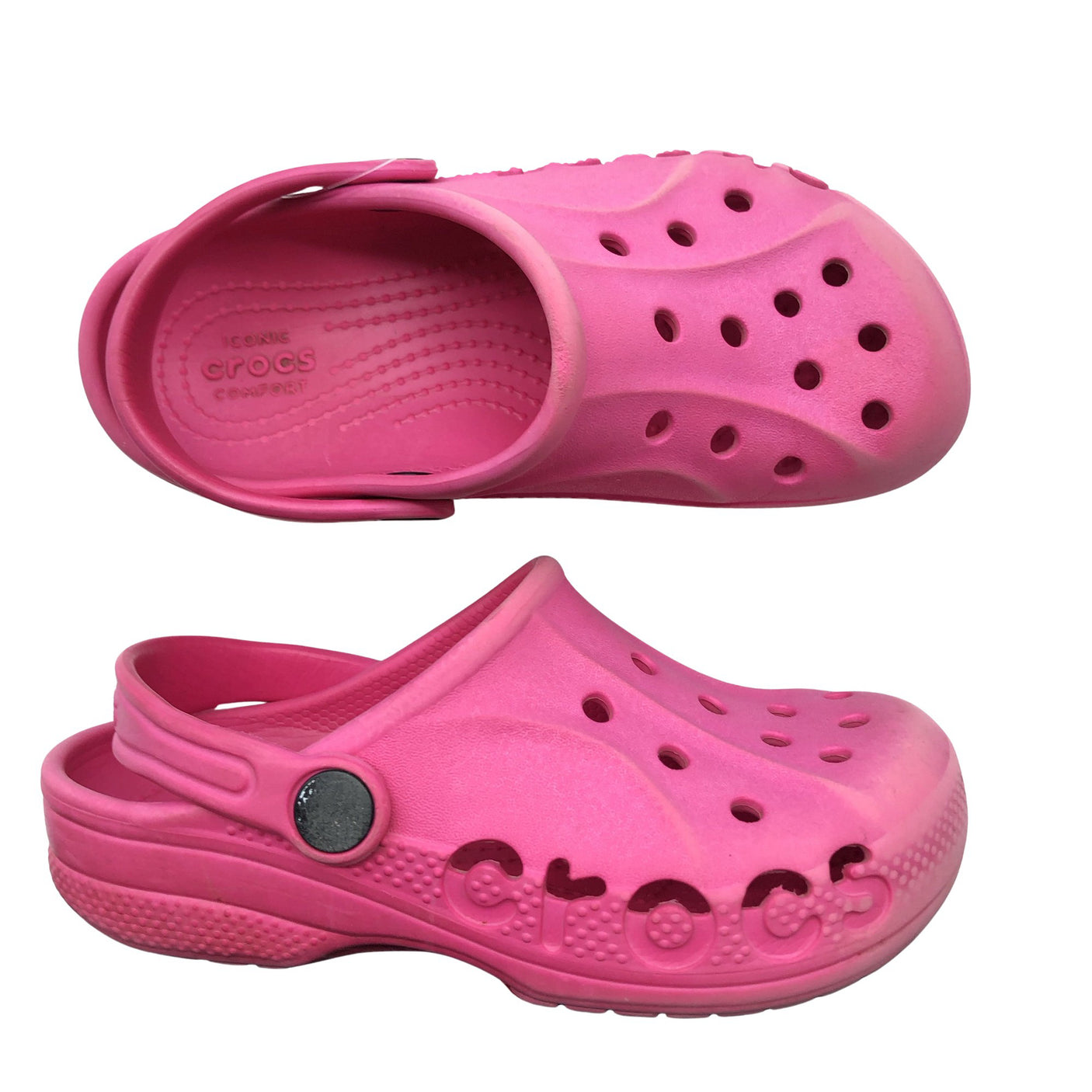 Tyttöjen Crocs - Pistokkaat, koko 30 - Pinkki (1)
