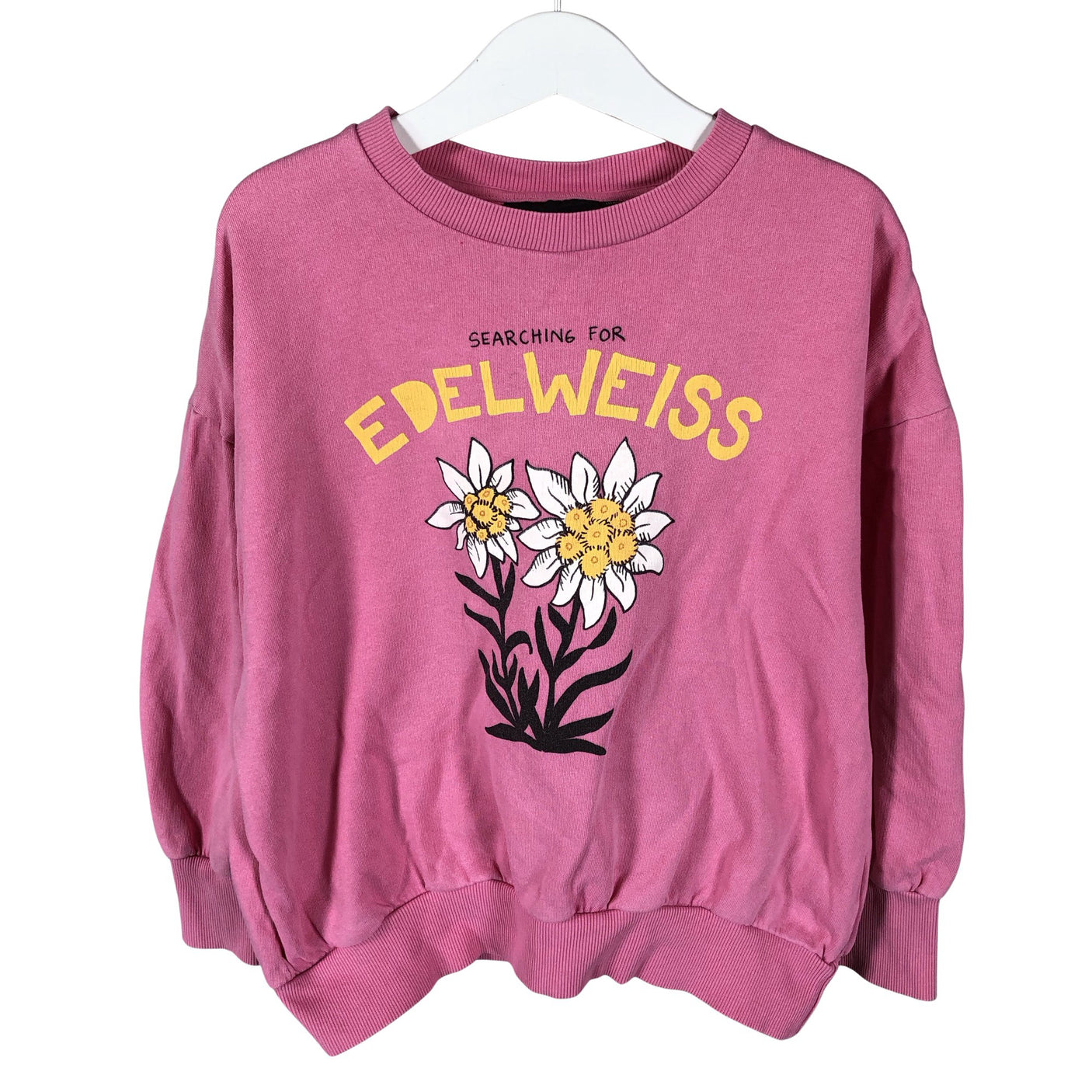 Tyttöjen Mini Rodini - Collegepaita, koko 128 - 134 - Pinkki (1)