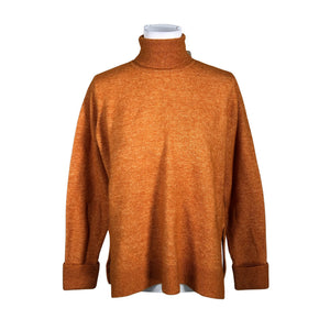 Naisten Selected - Neulepaita, koko 40 - Oranssi (1)